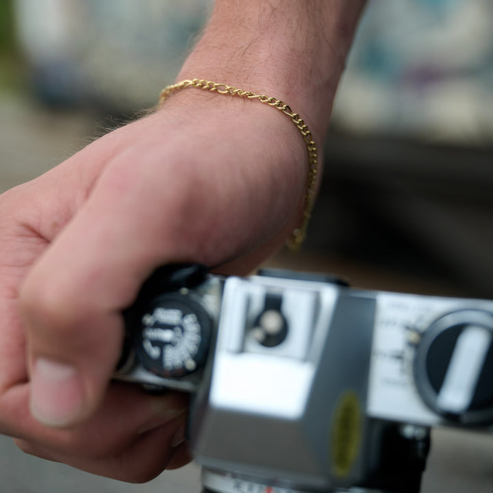 Hugo - Bracciale a catena in acciaio inox