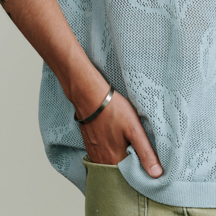 Tristan - Bracciale Rigido Elegante Acciaio Inossidabile