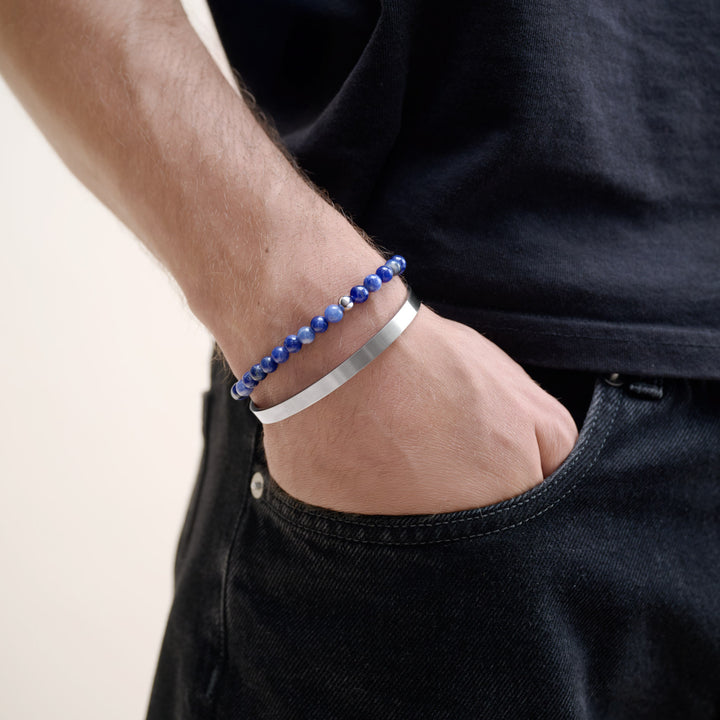 Tristan - Bracciale Rigido Elegante Acciaio Inossidabile