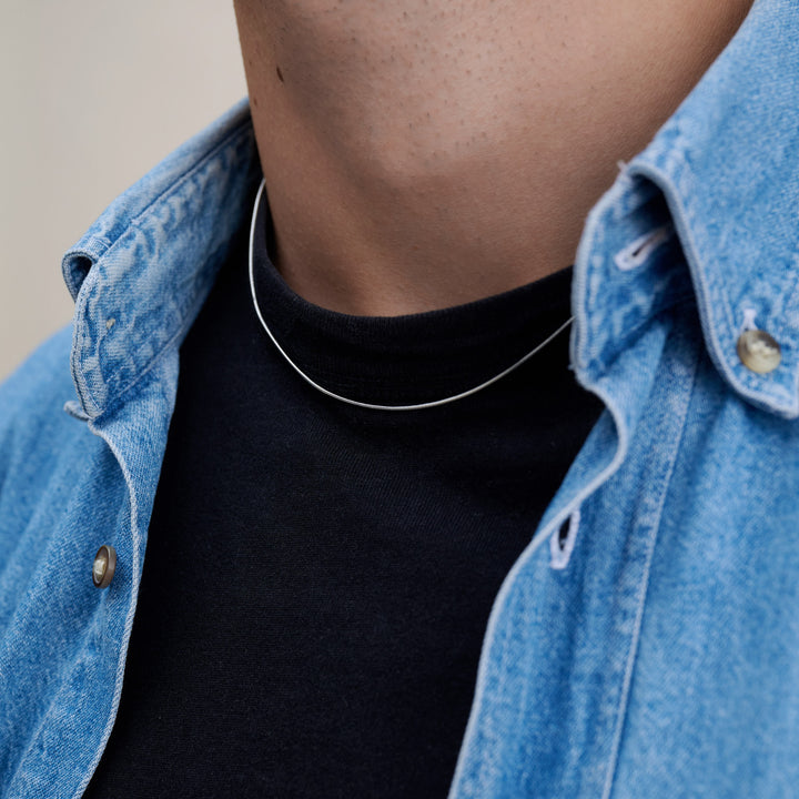 Fox - Collana a catena in acciaio inossidabile