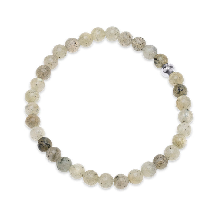 Erik - Bracciale con Perline di Pietra Acciaio Inossidabile