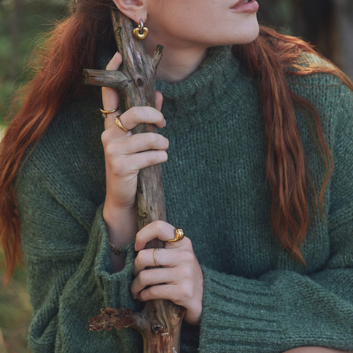 Farah - Anello Statement in Acciaio Inossidabile