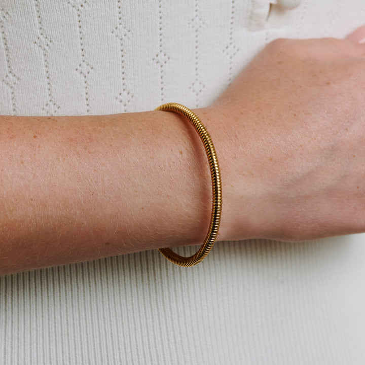 Miva - Bracciale a catena arrotondata in acciaio inossidabile