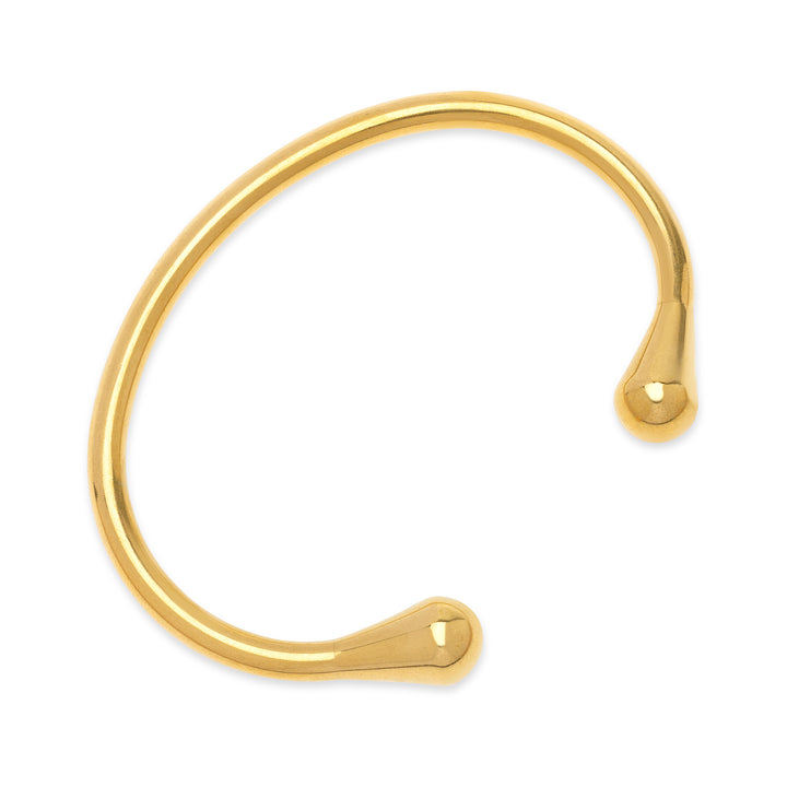 Petra - Bracciale Aperto a Polsino in Acciaio Inossidabile