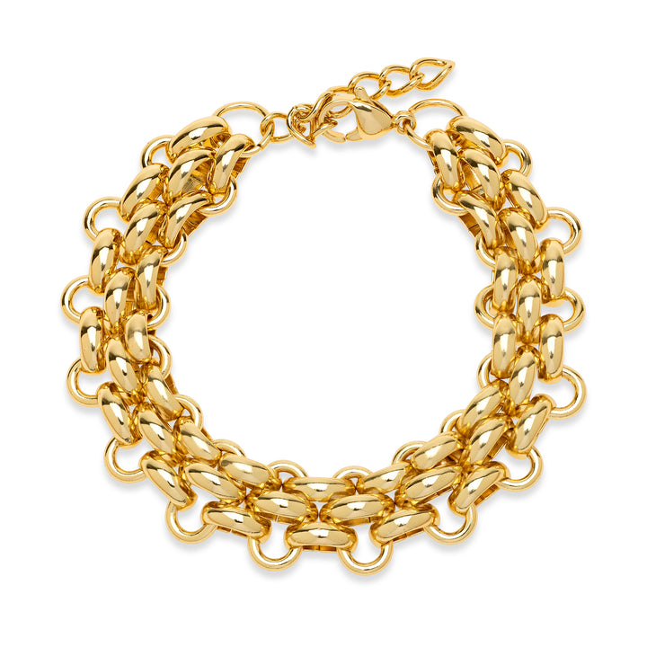 Ruth - Chunky Bracciale a Catena in Acciaio Inossidabile