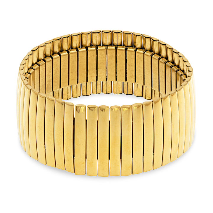 Cisi - Bracciale Rigido Elasticizzato Acciaio Inossidabile