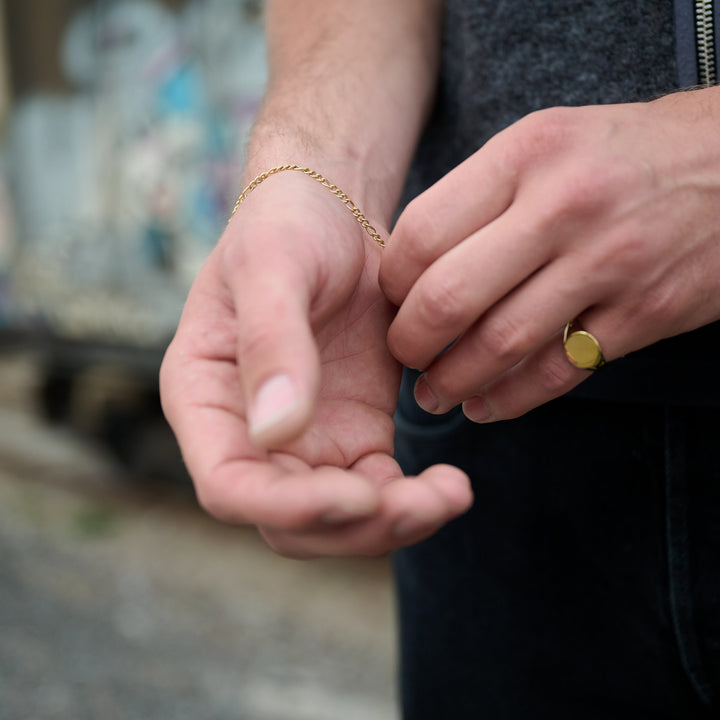 Ian - Anello Sigillo Acciaio Inossidabile