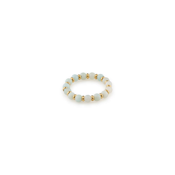 Stone and Bead Ring