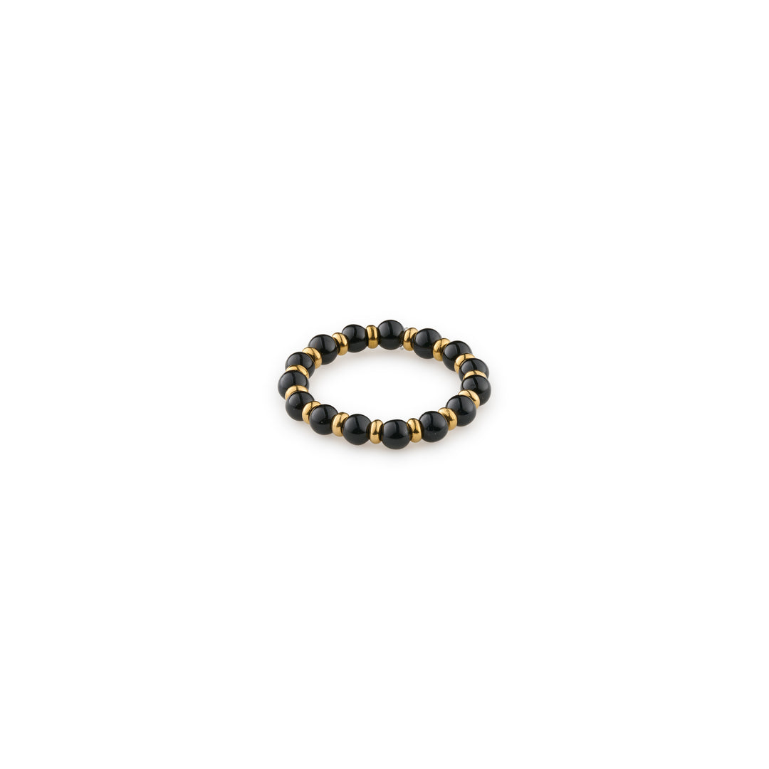 Stone and Bead Ring
