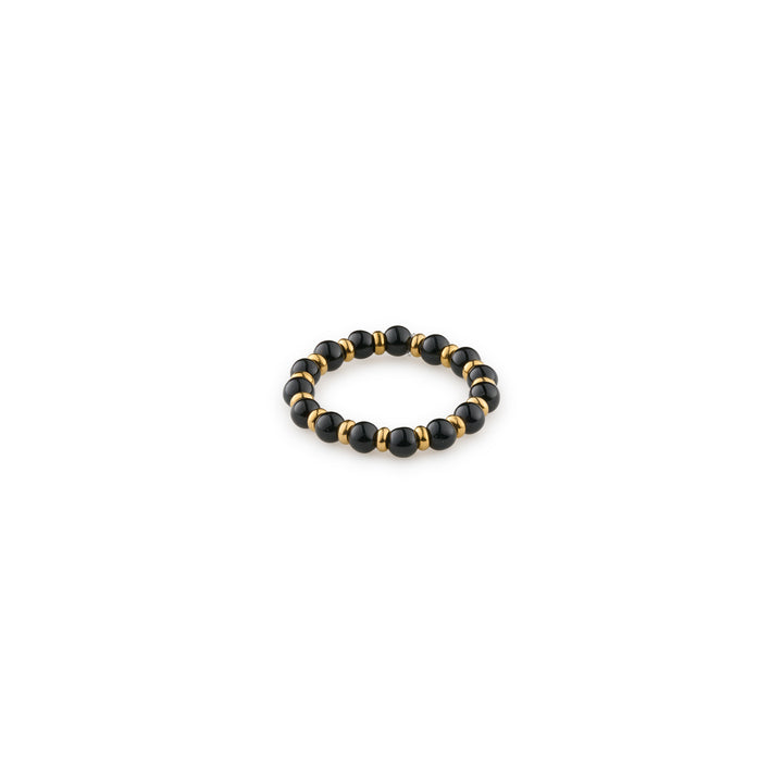 Stone and Bead Ring