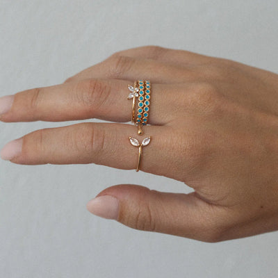 Riya - Anello turchese orientale