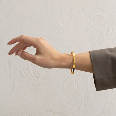 Harper - Bracciale rigido in acciaio inossidabile