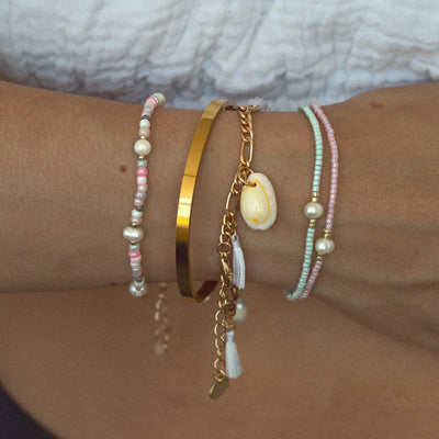 Harper - Bracciale rigido in acciaio inossidabile