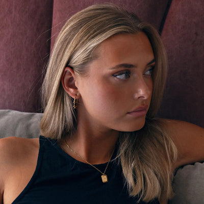Gabriella - Orecchini a cerchio morbidi in acciaio inossidabile