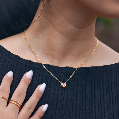 Collana di cristalli Chakra in acciaio inossidabile