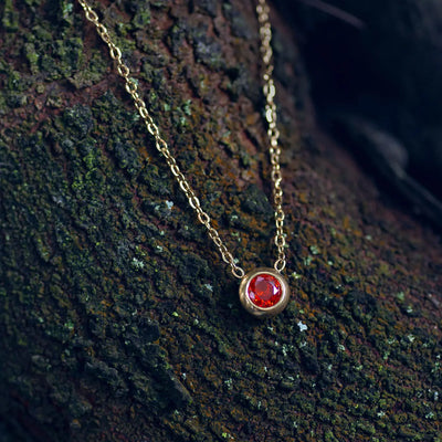 Collana di cristalli Chakra in acciaio inossidabile