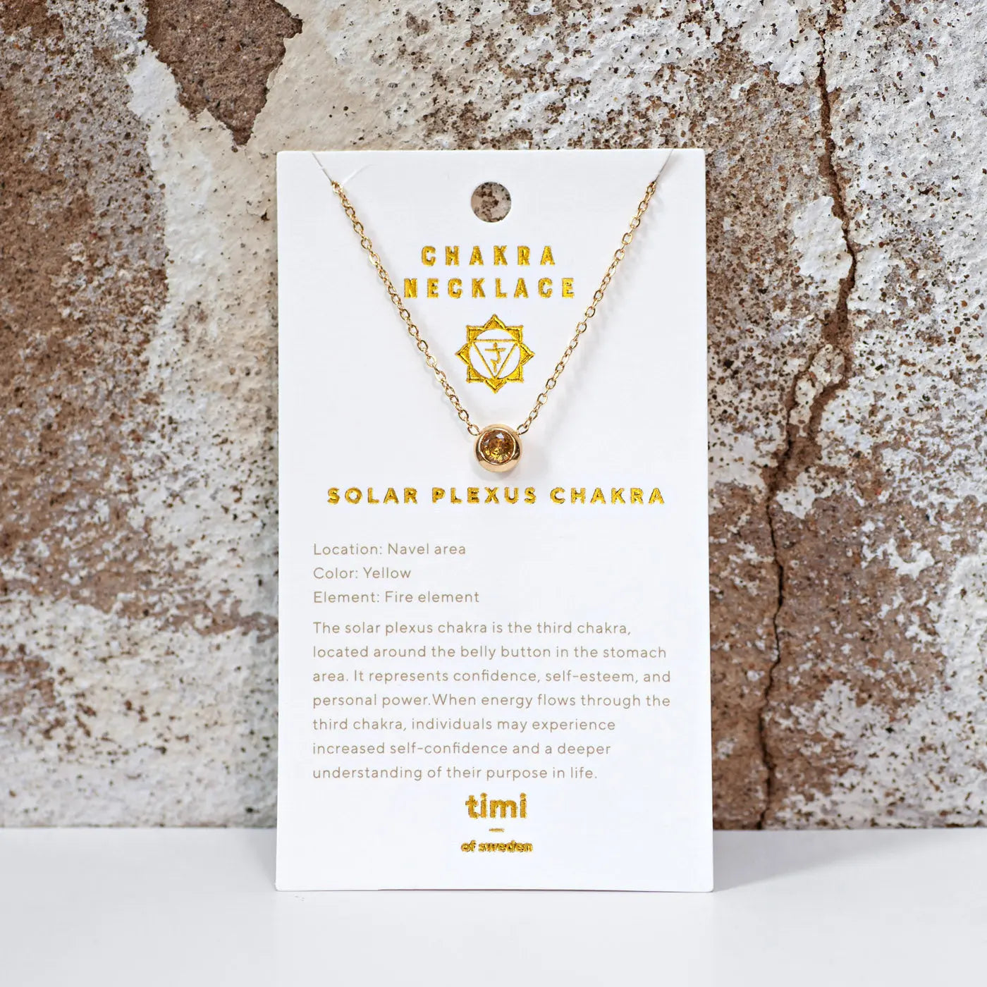 Collana di cristalli Chakra in acciaio inossidabile