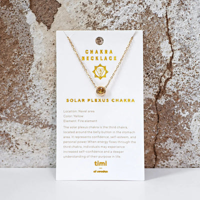 Collana di cristalli Chakra in acciaio inossidabile
