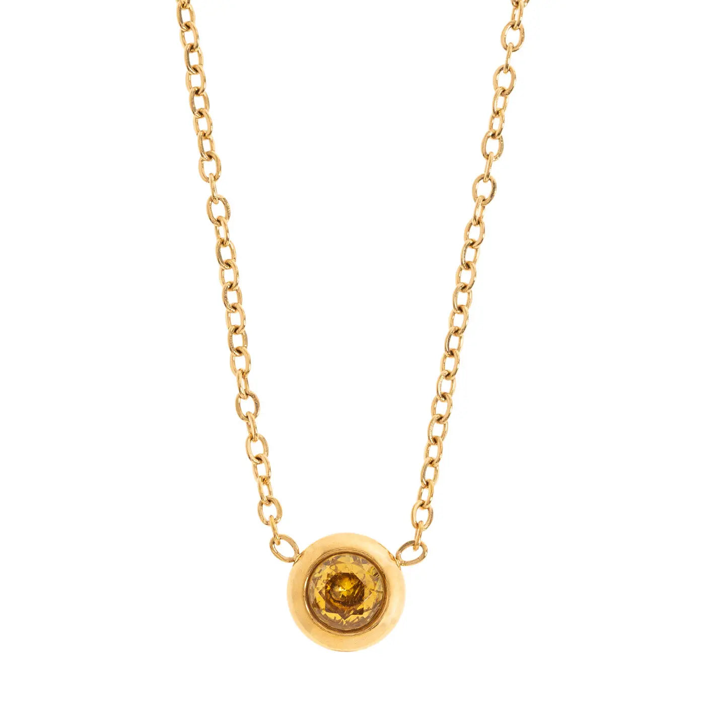 Collana di cristalli Chakra in acciaio inossidabile