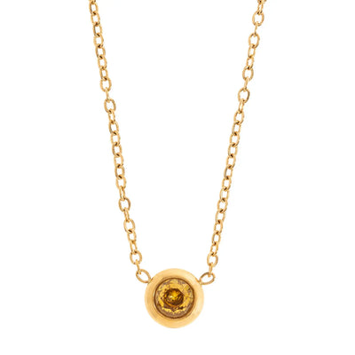 Collana di cristalli Chakra in acciaio inossidabile