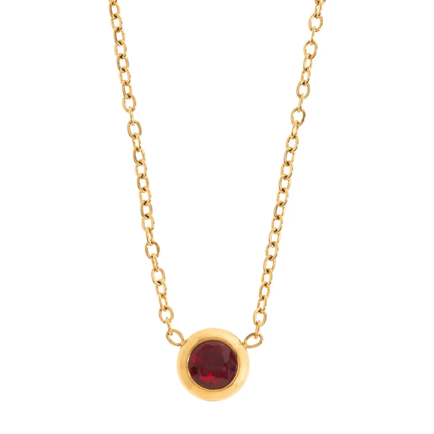 Collana di cristalli Chakra in acciaio inossidabile
