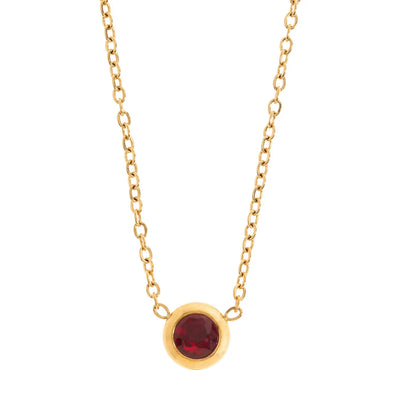 Collana di cristalli Chakra in acciaio inossidabile