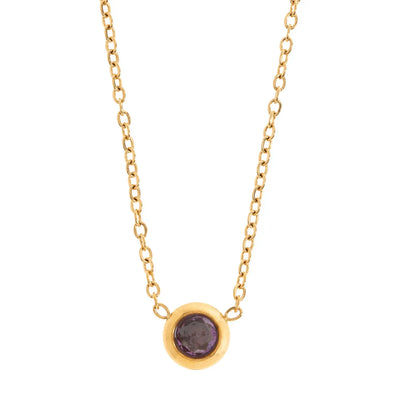 Collana di cristalli Chakra in acciaio inossidabile