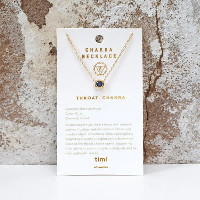 Collana di cristalli Chakra in acciaio inossidabile