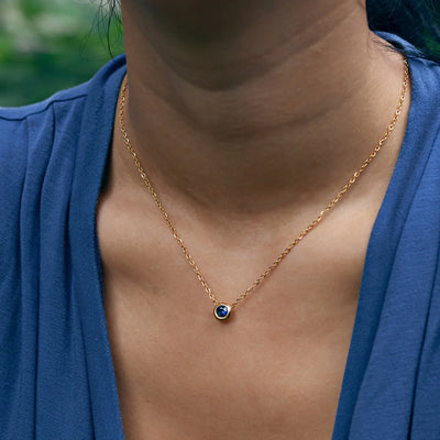 Collana di cristalli Chakra in acciaio inossidabile