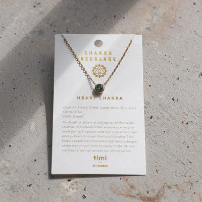 Collana di cristalli Chakra in acciaio inossidabile