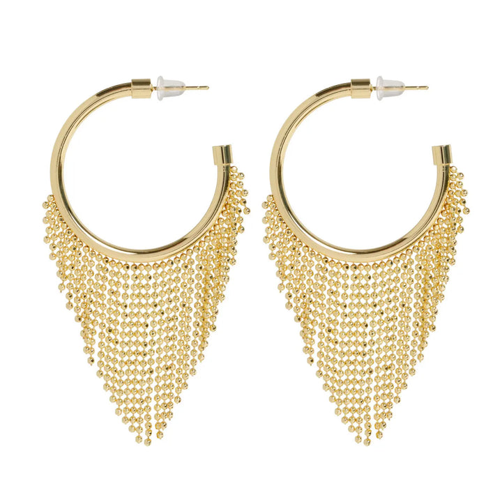 Simona - Multi Chain Hoop Earrings Timi of Sweden