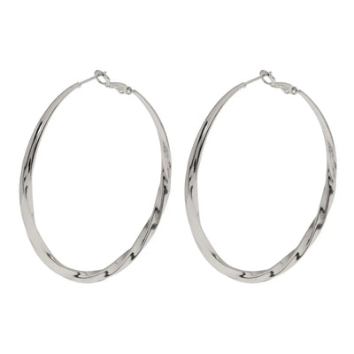 Willow - Hammered Hoop Earrings