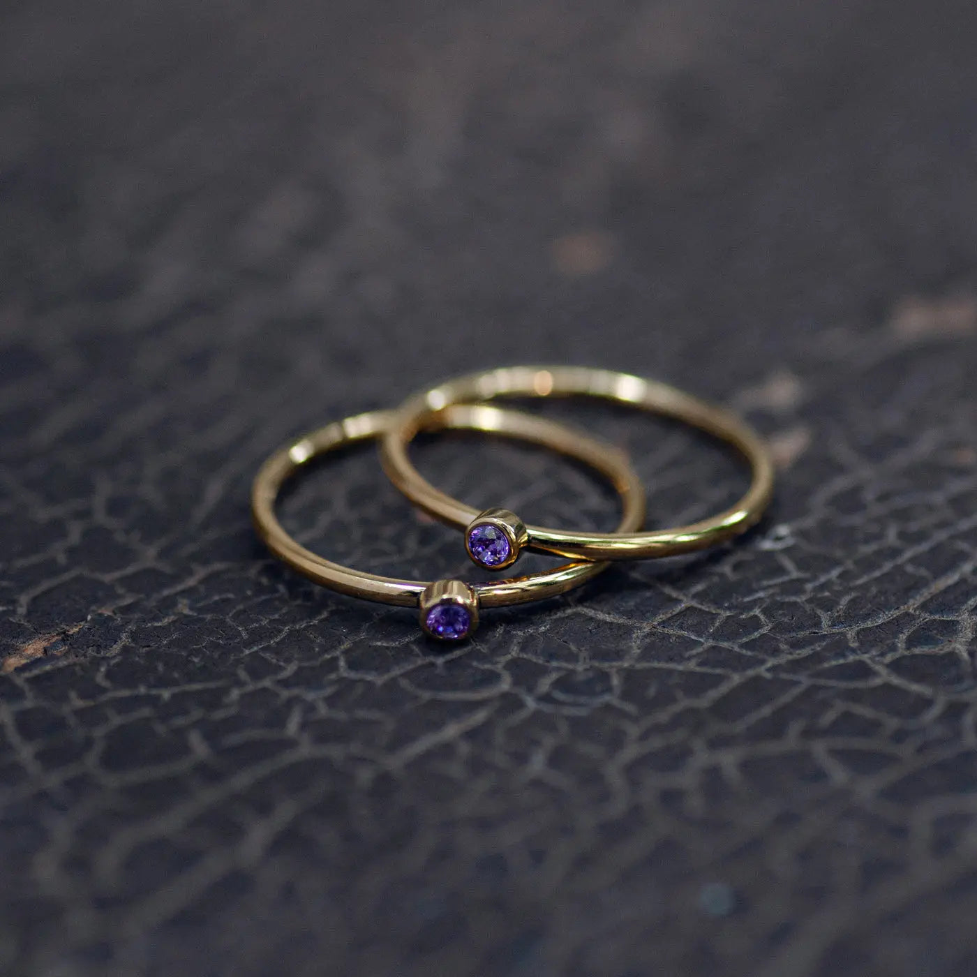 Anello in cristallo Chakra in acciaio inossidabile