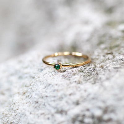 Anello in cristallo Chakra in acciaio inossidabile