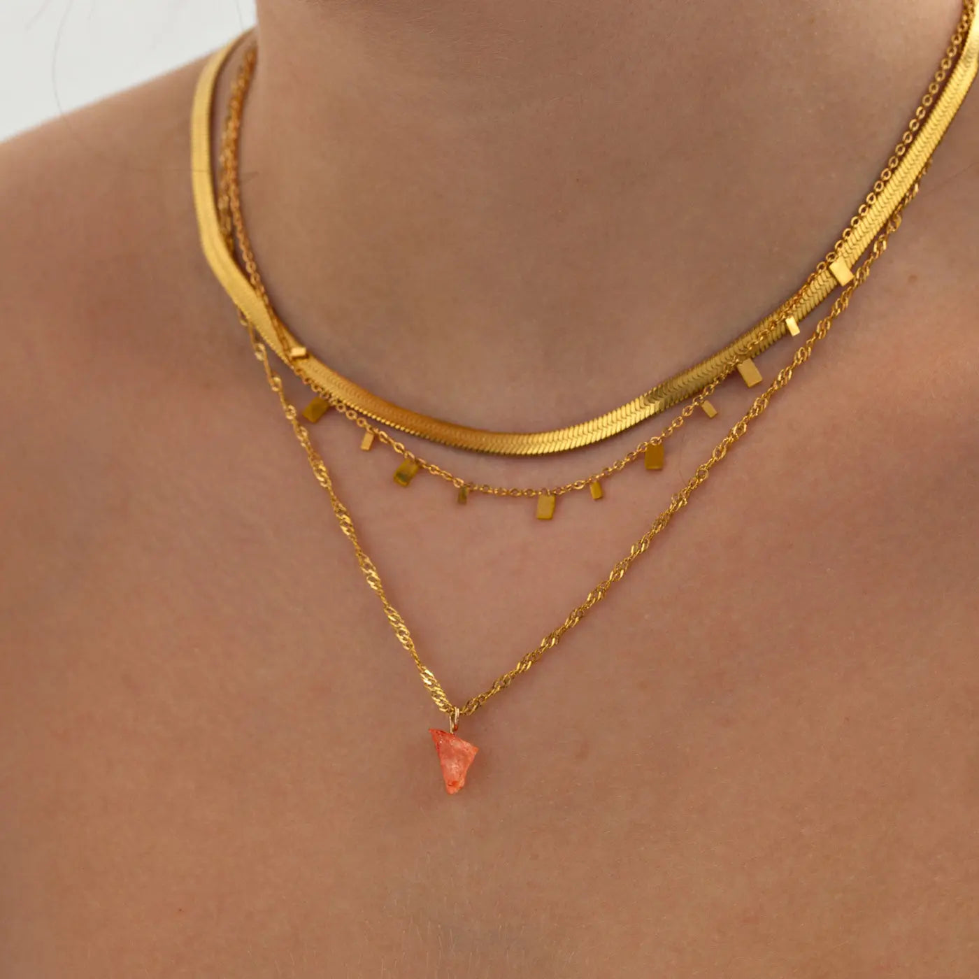 Isotta - Collana Corniola