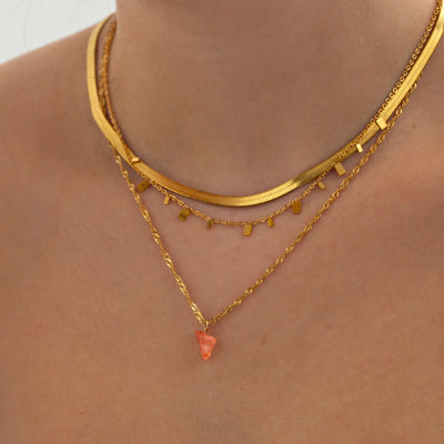 Isotta - Collana Corniola