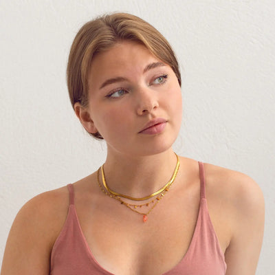 Isotta - Collana Corniola