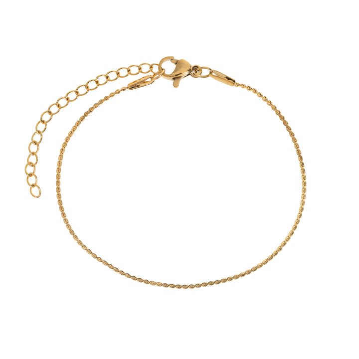 Rani - Delicato bracciale a catena minimalista in acciaio inossidabile
