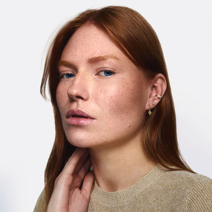 Gigi - Due Cuori di Cristallo Ear Cuff