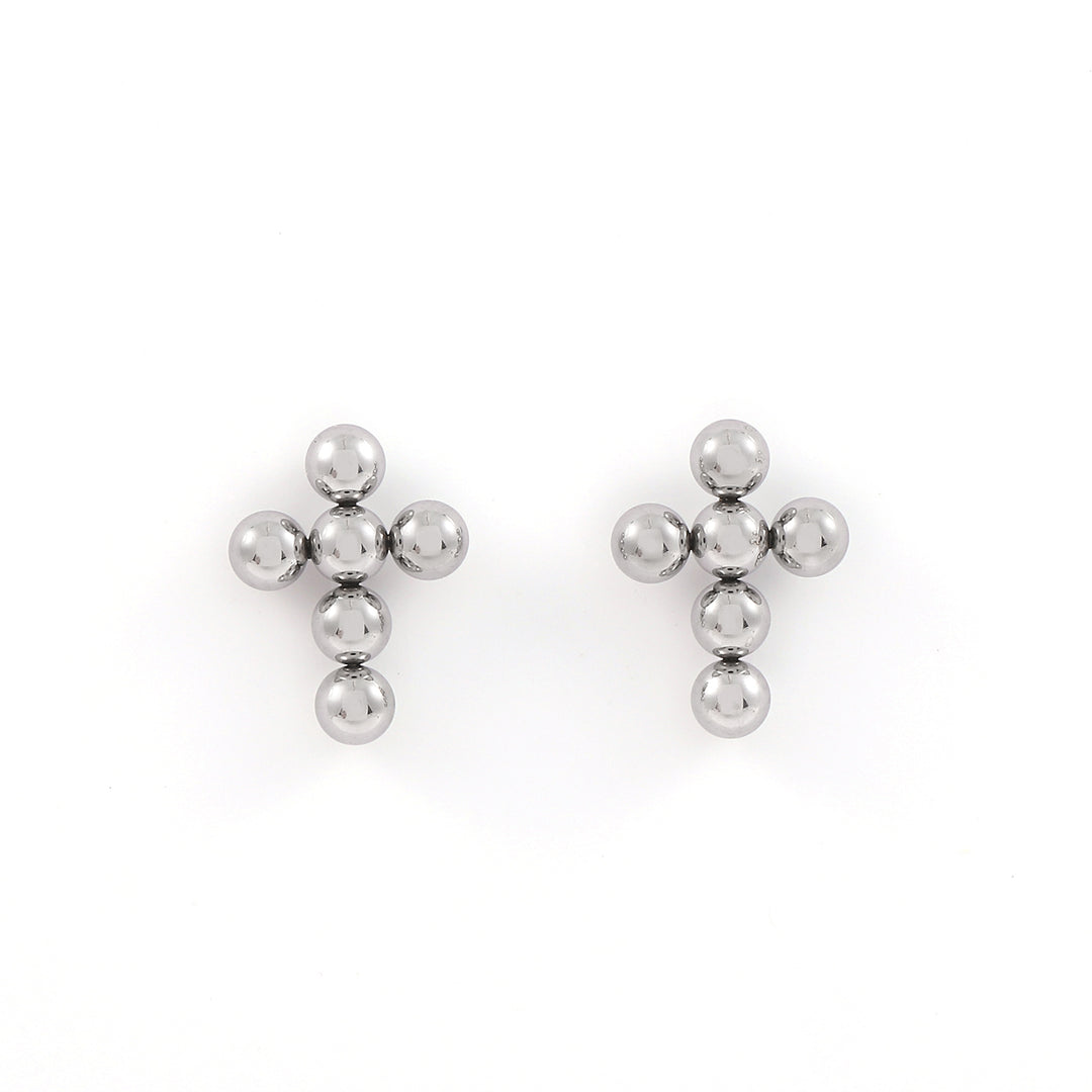 Tyra - Orecchini Mini Cross Bubble