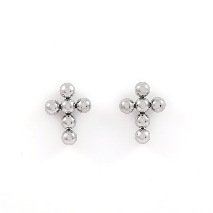 Tyra - Orecchini Mini Cross Bubble