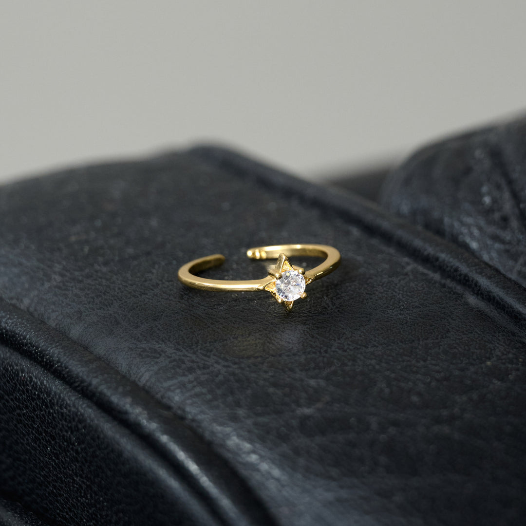 Indy - Star Crystal Ring Adjustable