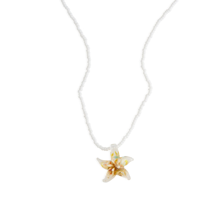 Serafina - Collana Stella Marina in Vetro Acciaio Inossidabile