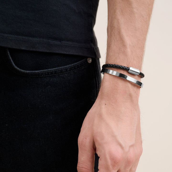 Tristan - Sleek Bangle Bracelet Stainless Steel