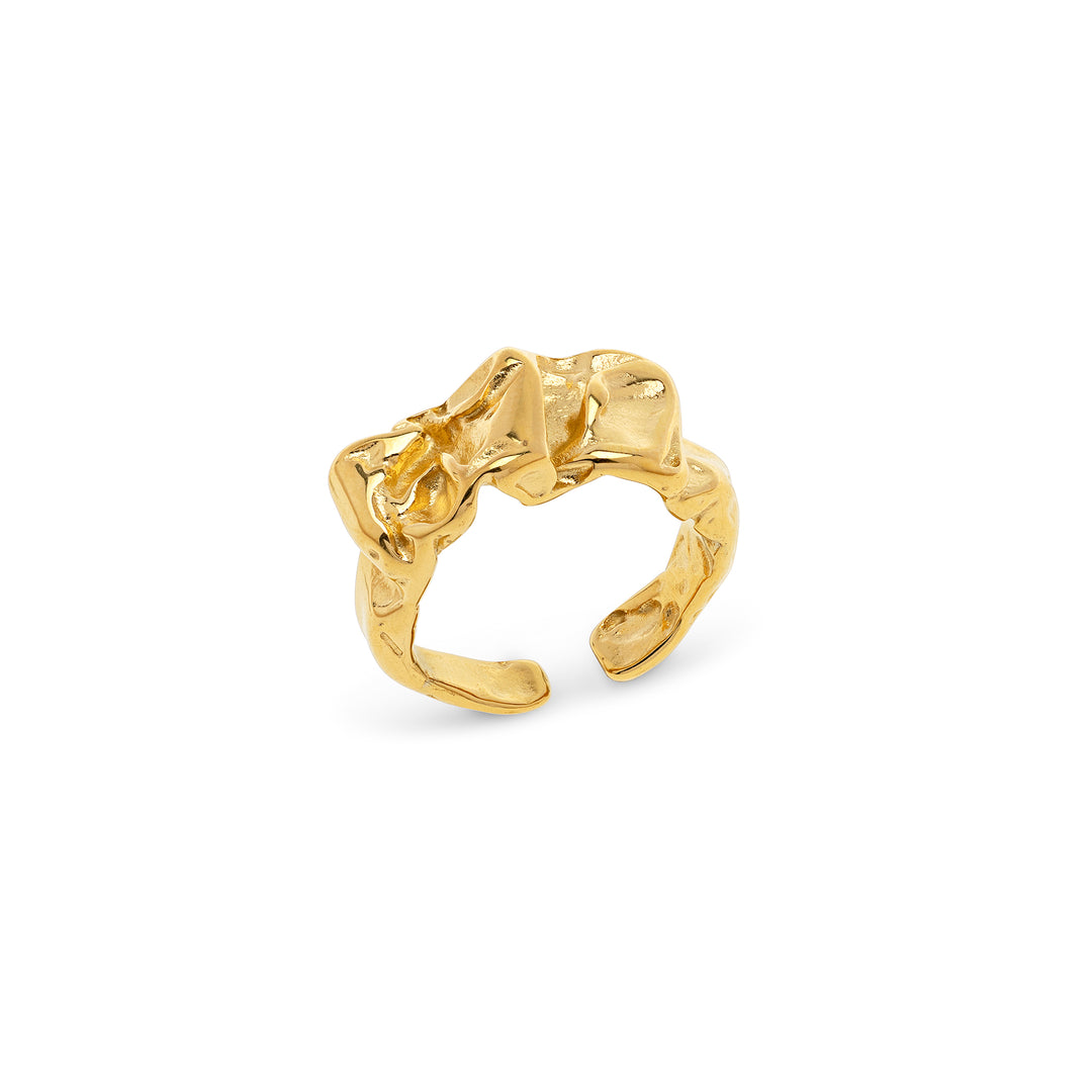 Siri - Chunky Anello Statement in Acciaio Inossidabile