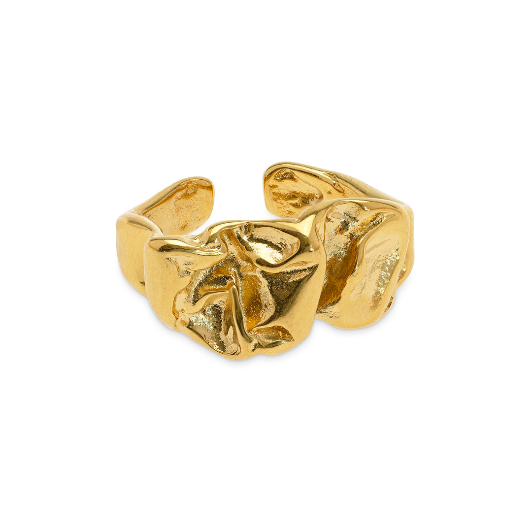 Siri - Chunky Anello Statement in Acciaio Inossidabile