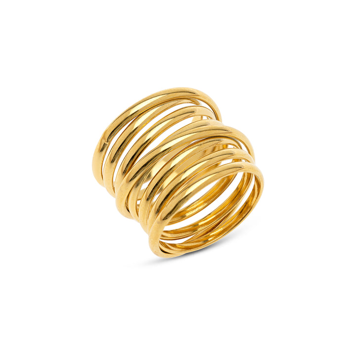 Kylie - Anello Multistrato Acciaio Inossidabile