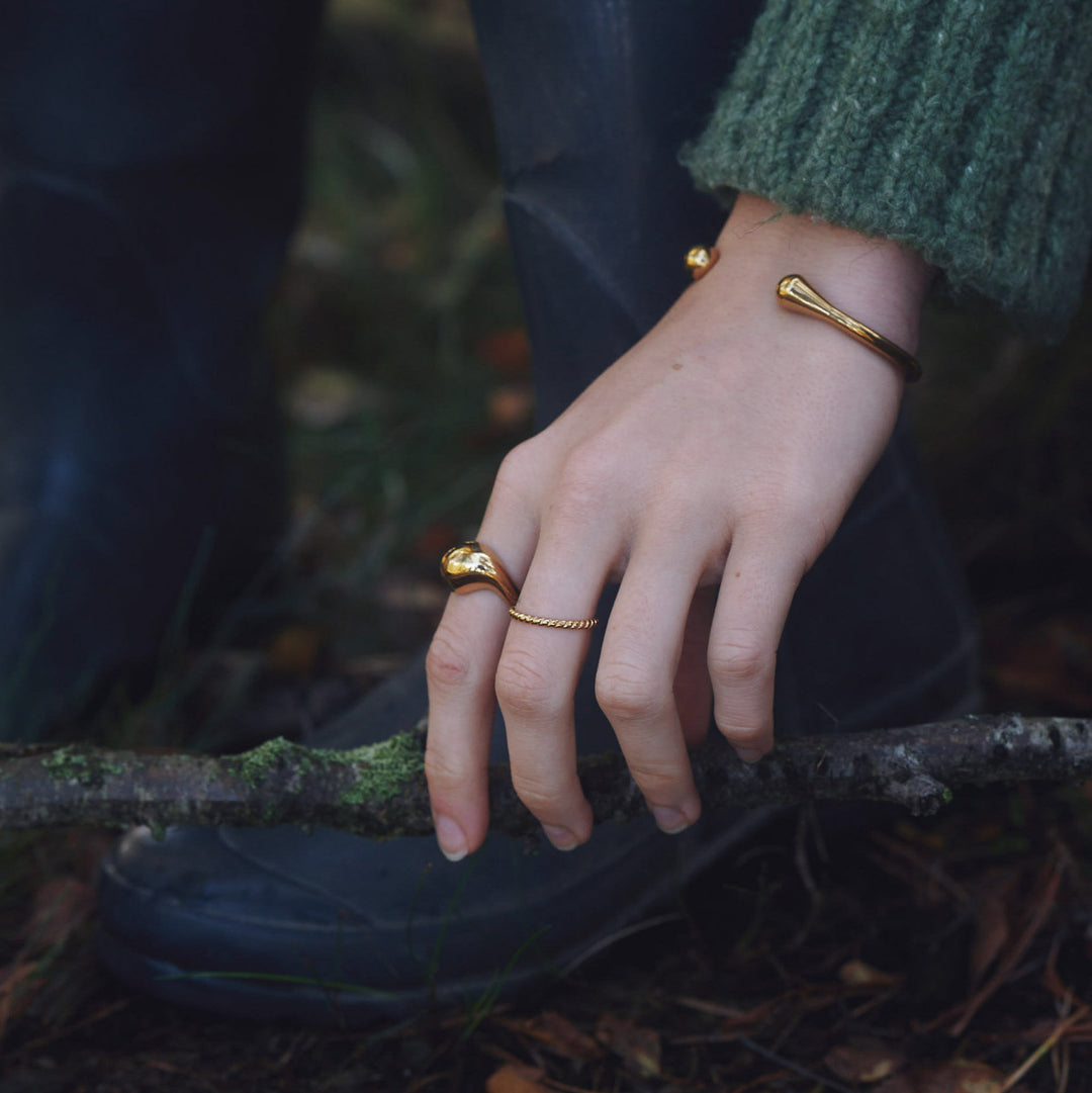 Farah - Anello Statement in Acciaio Inossidabile