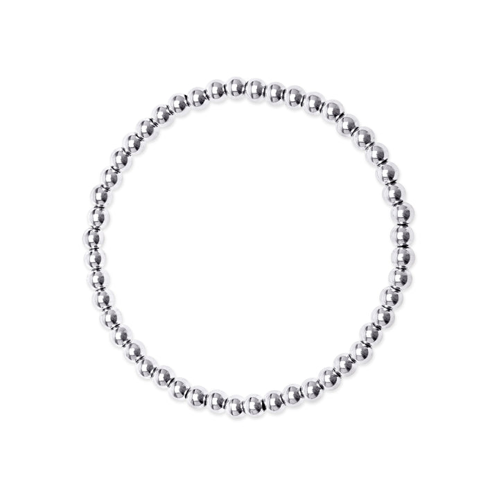 Majken - Bracciale a catena a palline in acciaio inox