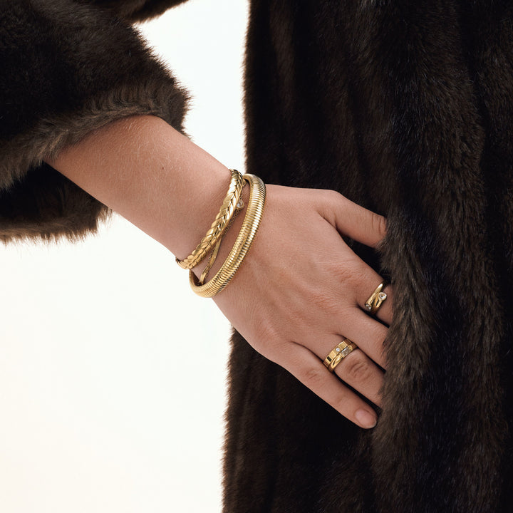 Isobel - Crystal Ring Stainless Steel